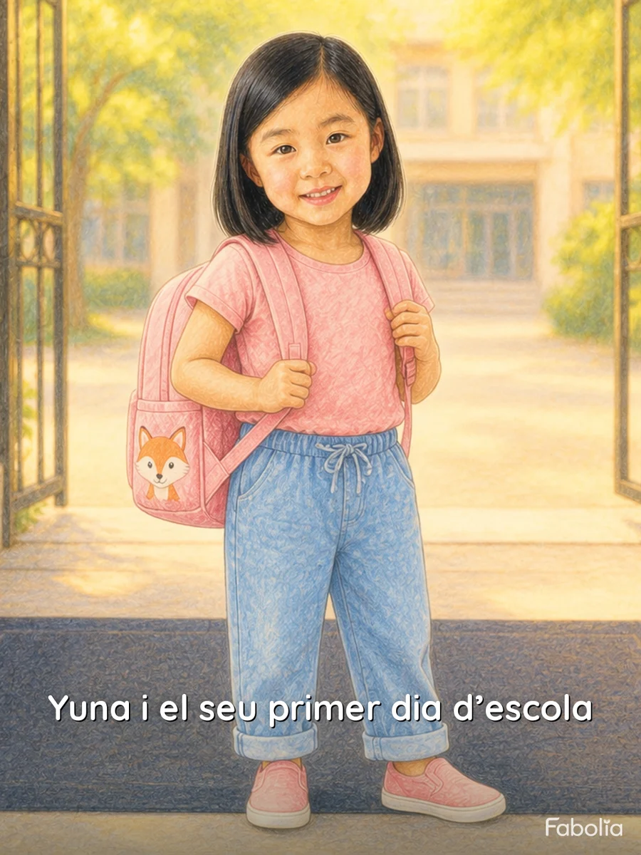 Coberta · Yuna i el seu primer dia d’escola